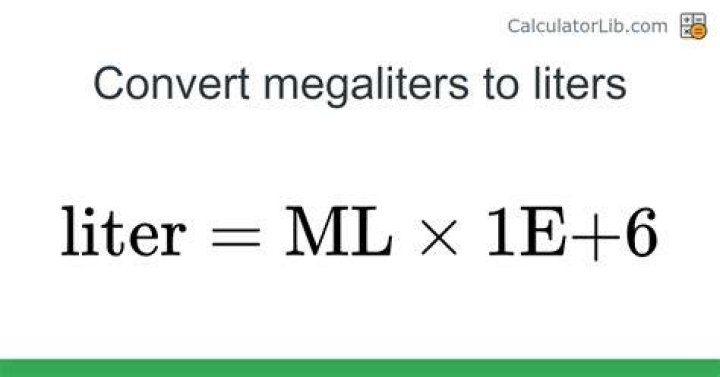 480 Ml to l (Convert 480 megaliters to liters)