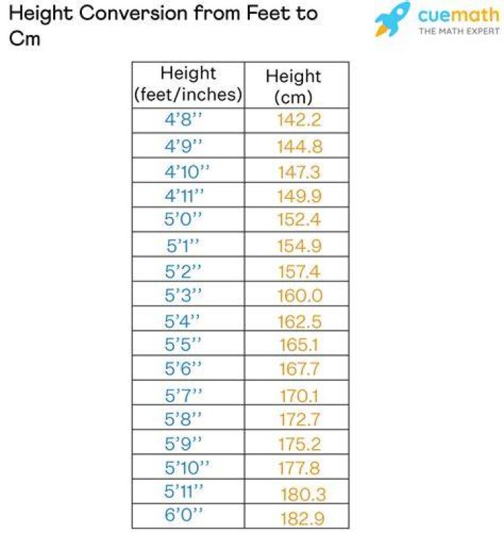 5.2 cm to feet and inches