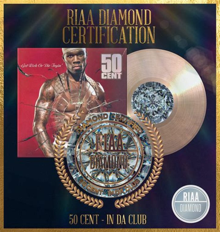 50 Cent Celebrates His First Diamond Plaque With ‘In Da Club’