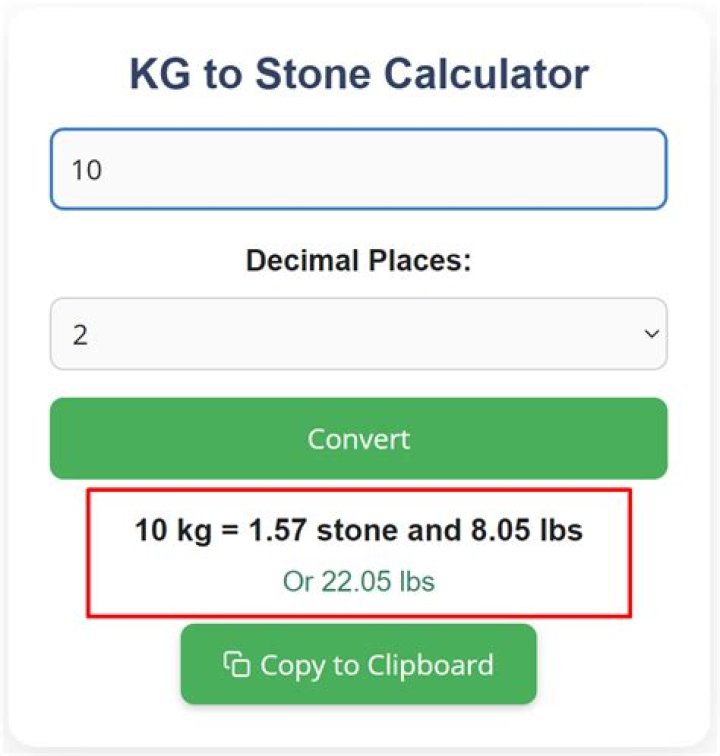 57.4 kg in stone