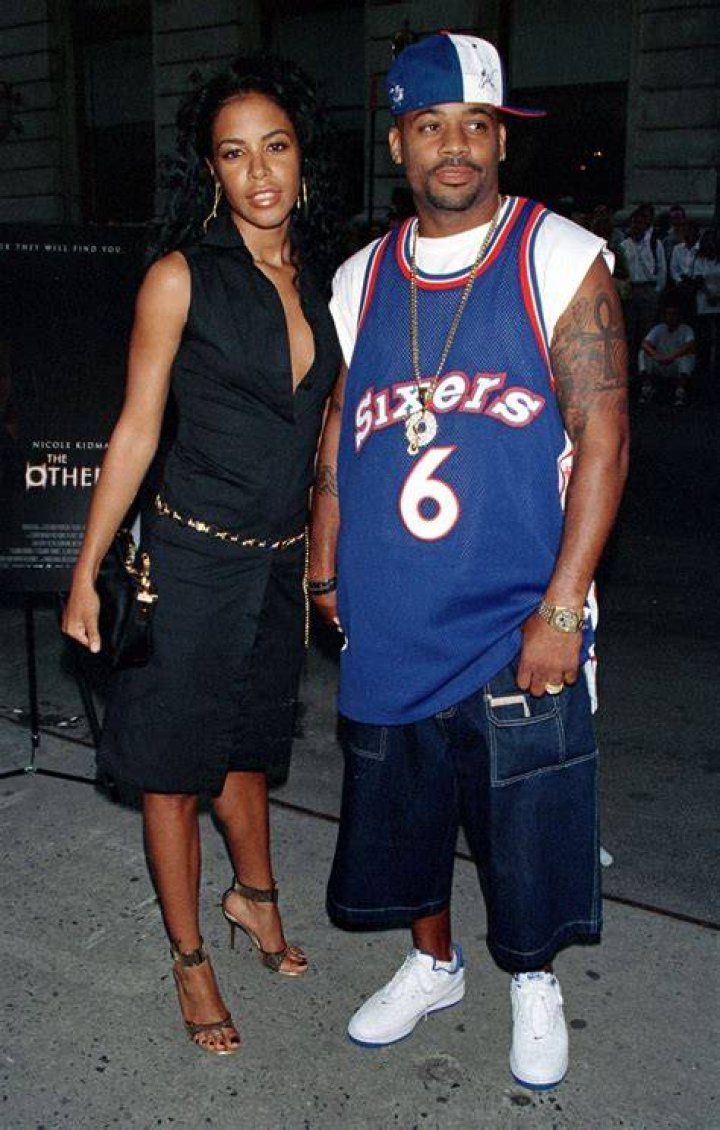 Aaliyah and Damon Dash