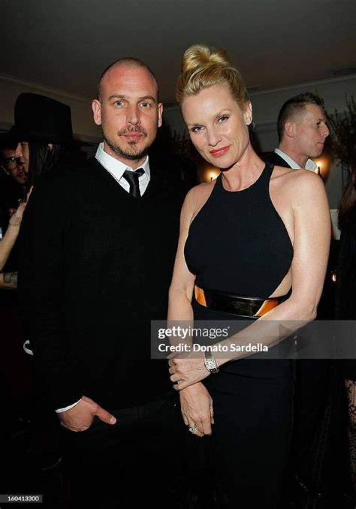 Actress Nicollette Sheridan and Nick Savalas attend Hoorsenbuhs for