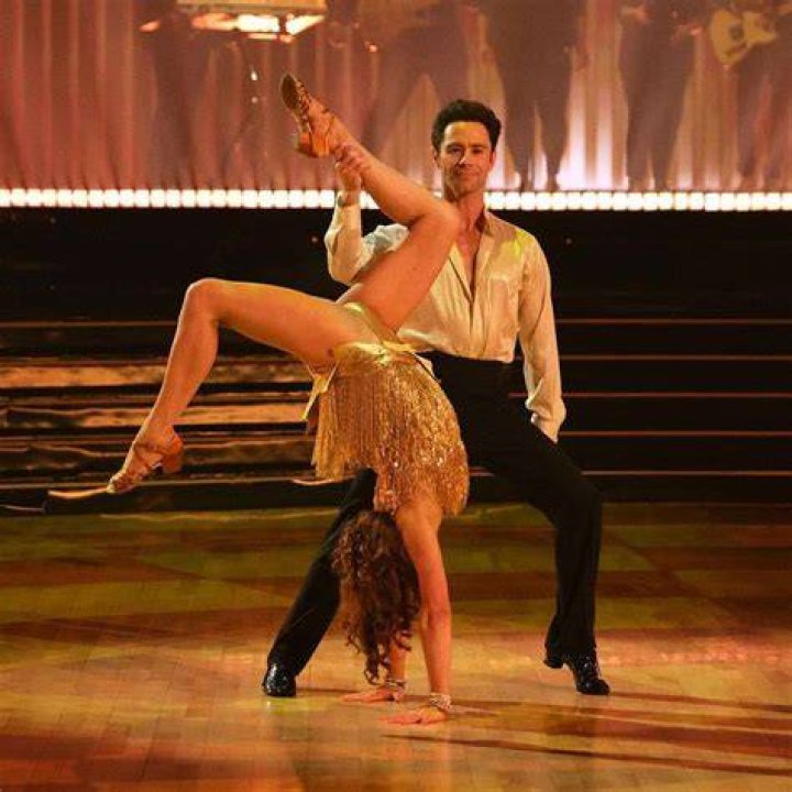 Alyson Hannigan and Sasha Farber on Dancing with the Stars