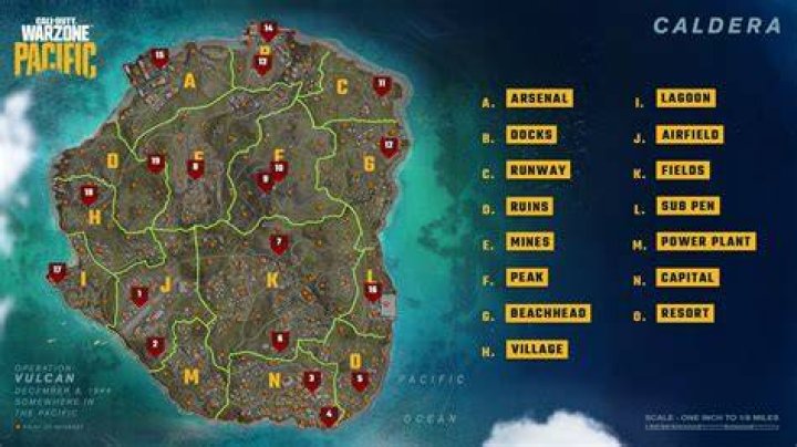 Best Caldera Landing Spots For Warzone Season 2