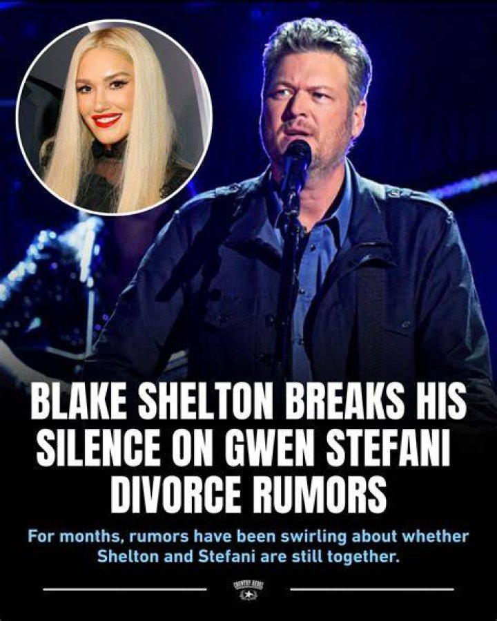 Blake Shelton speaking about 'The Voice' Season 24 coach Gwen Stefani at the Hollywood Walk of Fame