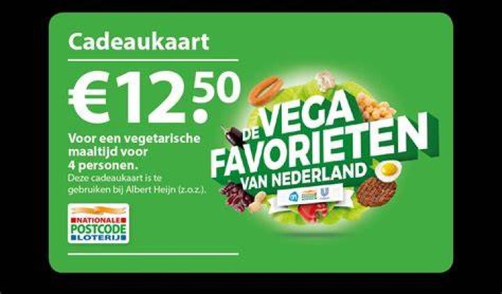 Cadeaukaart Postcodeloterij Ah Welke Producten?