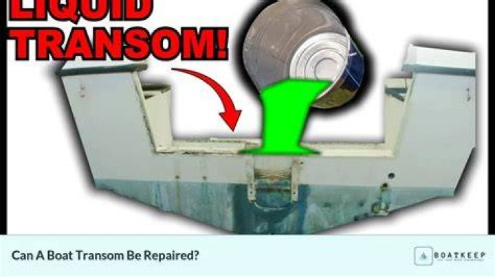 Can a transom be repaired?