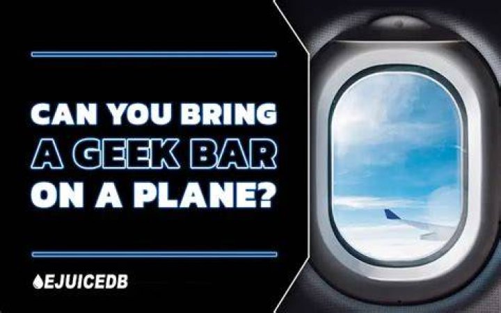Can I bring my elf bar on a plane?