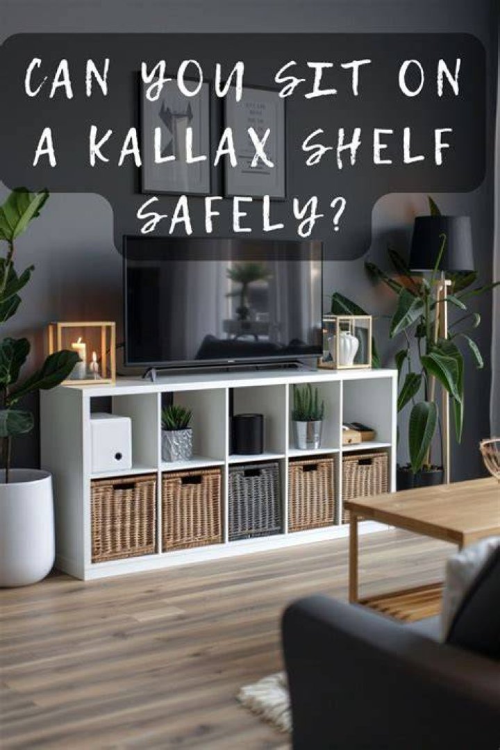 Can you sit on a kallax?