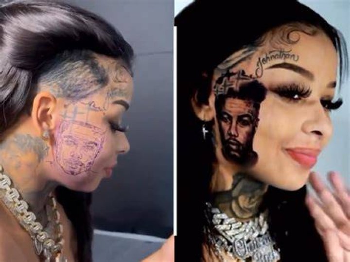 Chrisean Rock’s Blueface Tattoo One-Upped By Rapper’s Other Girlfriend