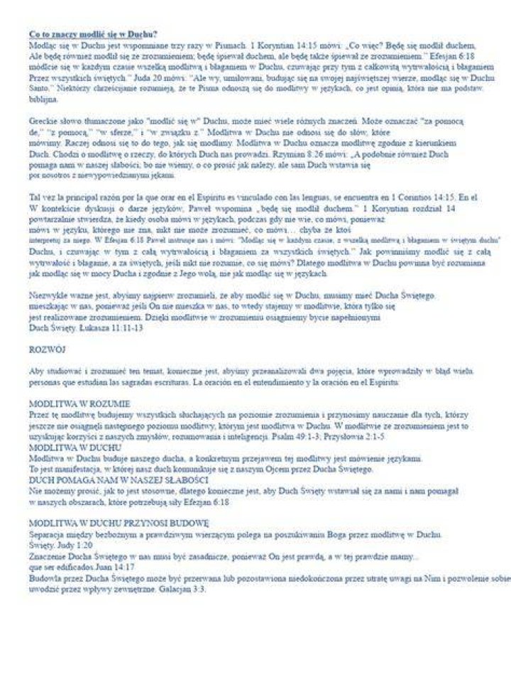 Co to znaczy modlić się bez ustanku?