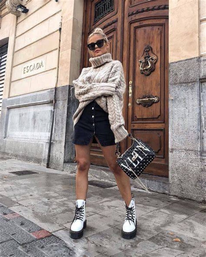 botas militares looks como combinar botas militares blancas