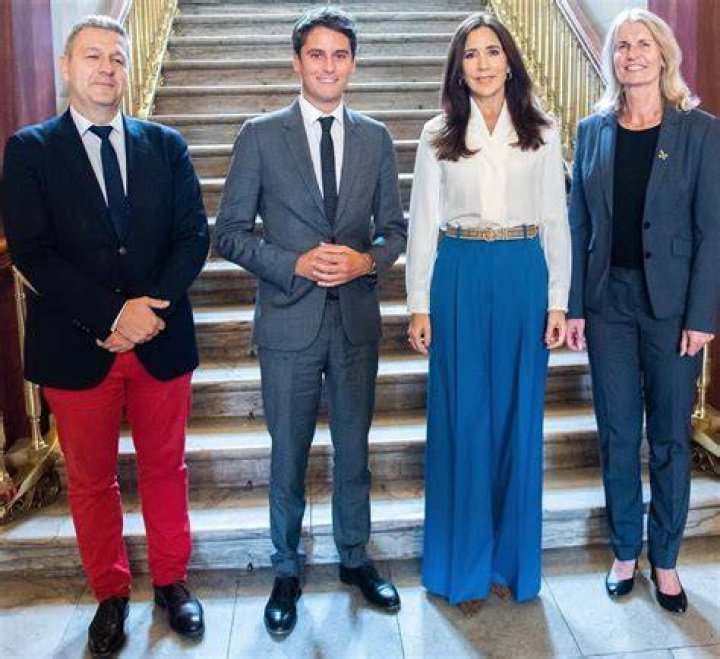 Crown Princess Mary received French Education Minister Gabriel Attal