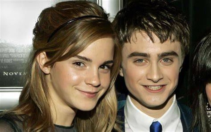Daniel Radcliffe, Emma Watson, and Rupert Grint of the Harry Potter movies