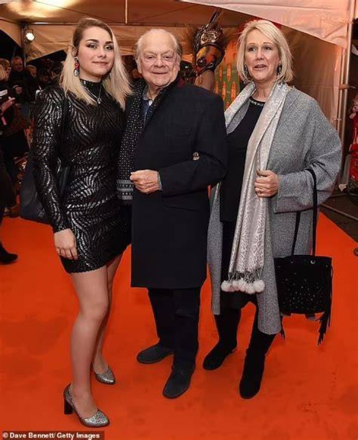 David Jason with his wife and daughter