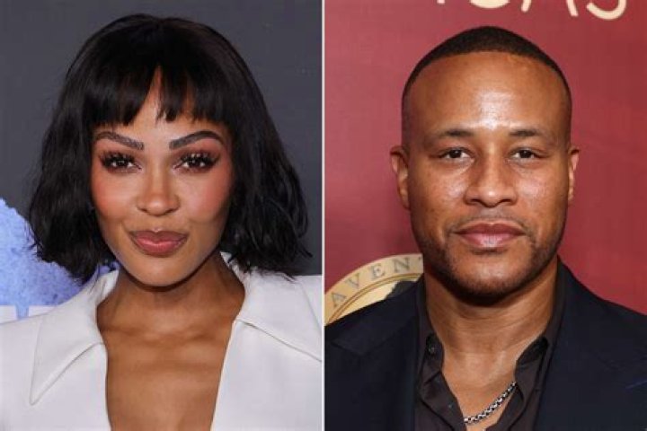 DeVon Franklin and Meagan Good pose for photo; Franklin is giving relationship advice amid his divorce on 'Married at First Sight'