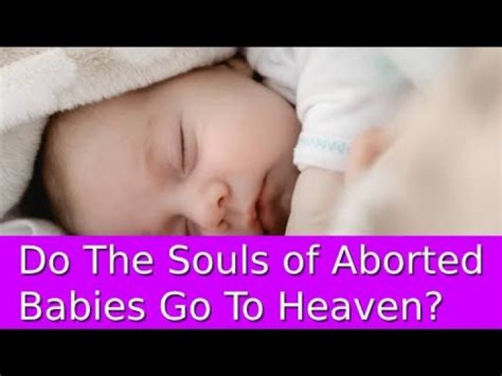 Do the souls of aborted babies go to heaven?