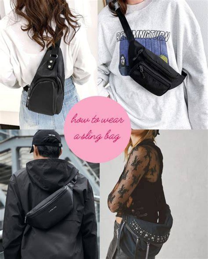 Do you wear a sling bag in the front or back?