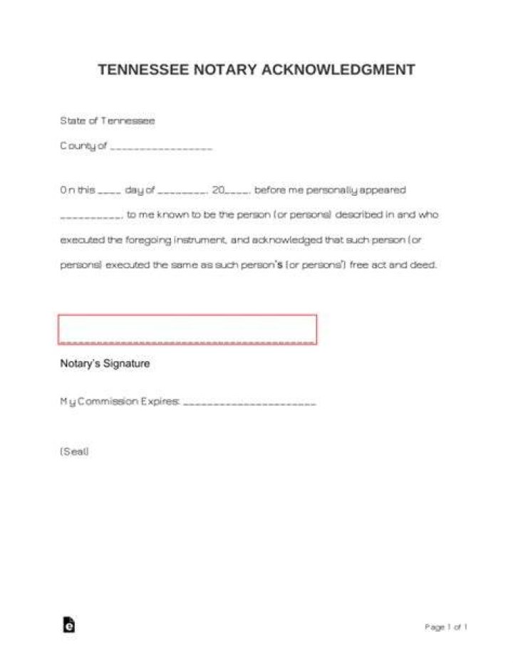 Does a will have to be notarized in Tennessee?