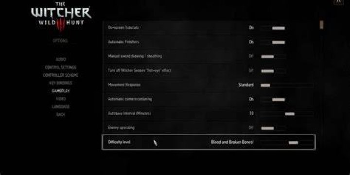 Does difficulty affect XP in Witcher 3?