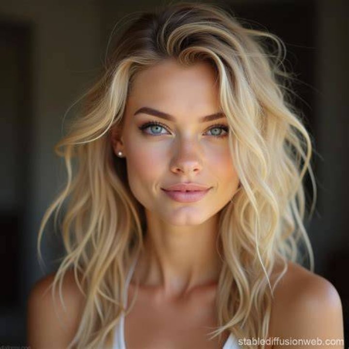 Download Blonde Female Model Lauren Burch Wallpaper