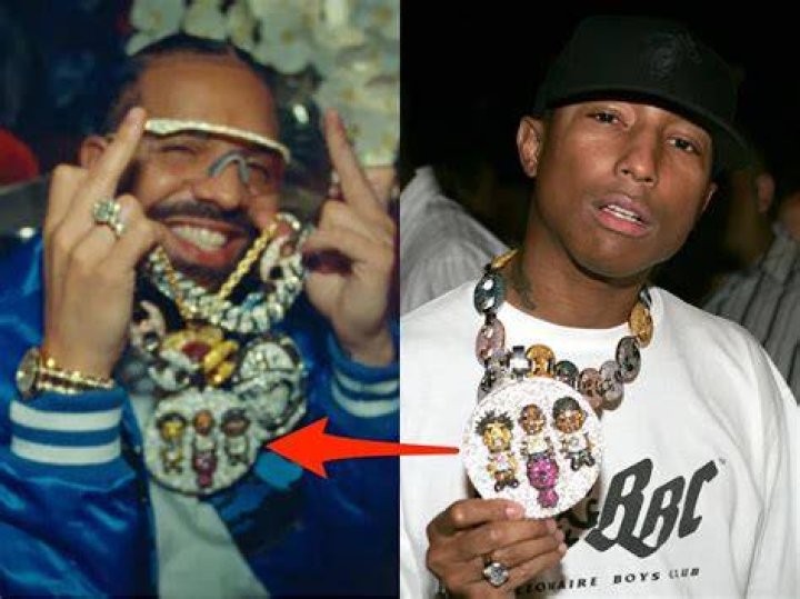 Drake Spotted Rocking Pharrell’s $100K Skateboard Pendant