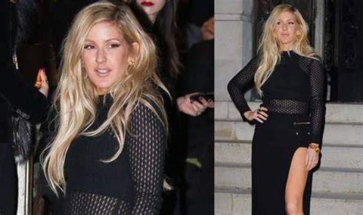 2015 01 25 versace after party paris ellie goulding style file elle uk getty gallery 017 Ellie Goulding attends the Versace after party during Couture Fashion Week in Paris, January 2015.