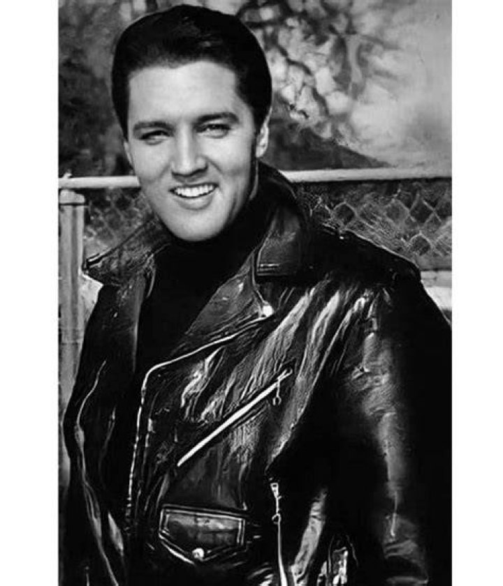 Elvis Presley wearing a jacket during the '68 Comeback Special'