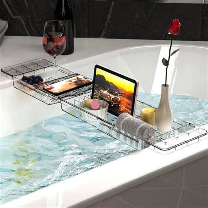 Expandable Bathtub Caddy Expandable Bathtub Caddy