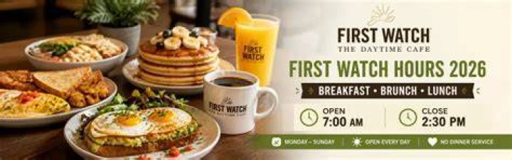 First Watch Holiday Hours Open & Close