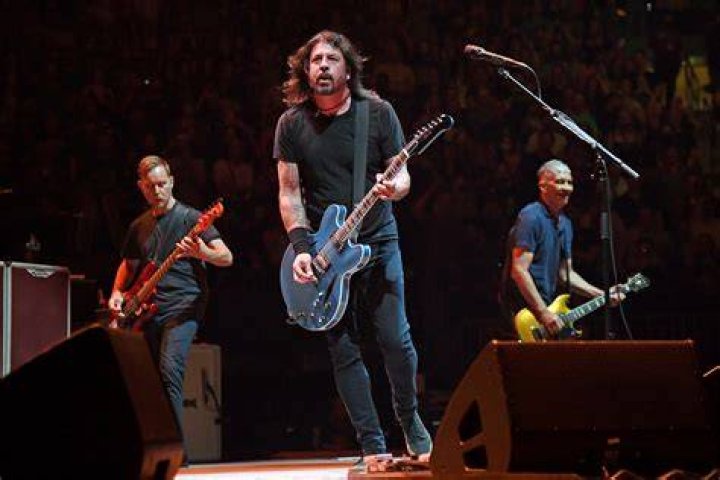 Foo Fighters playing on 'The Tonight Show with Jay Leno' in 1997.