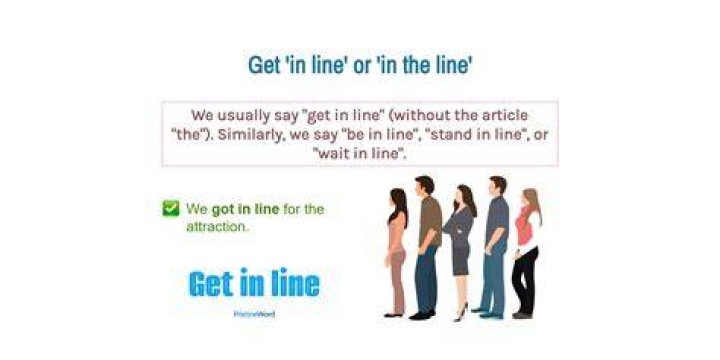Get in Line Get in Line