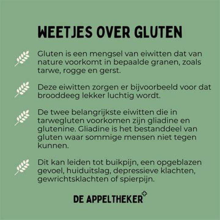 Gluten Waar Zit Het In?
