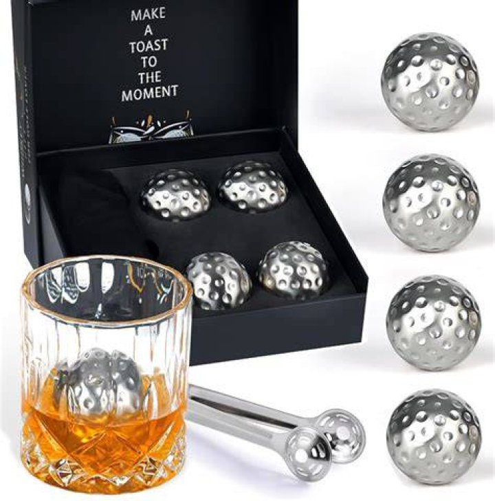Golf Ball Whiskey Chillers