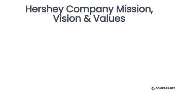 hershey mission and the vision statement analysis