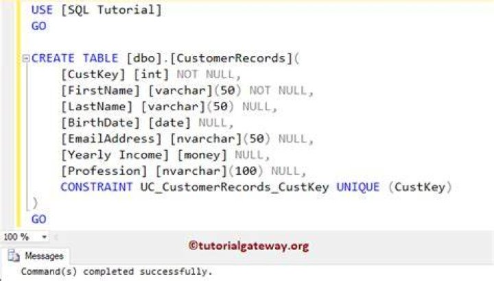 How do I add a unique constraint to an existing column in SQL Server?