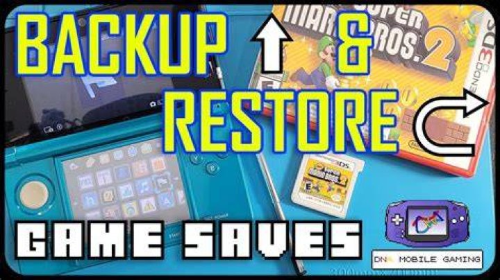 How do I backup my 3DS saves?