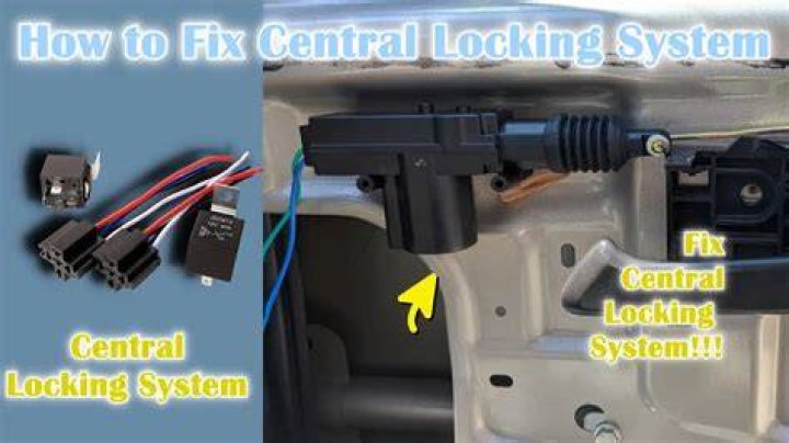 How do I reset my central locking system?
