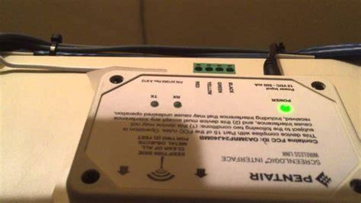 How do I reset my Pentair ScreenLogic protocol adapter?