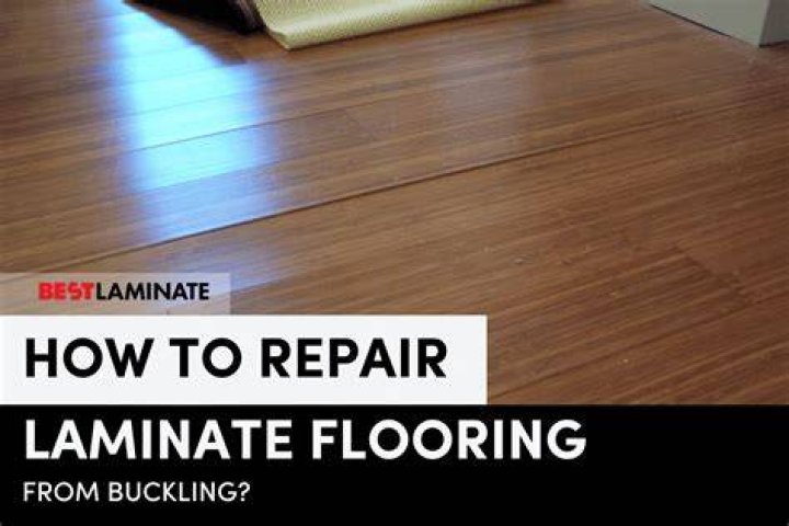 How do you fix a laminate floor that is burnt?