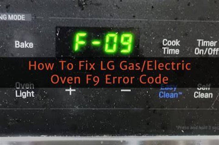 How do you fix F7 on LG oven?