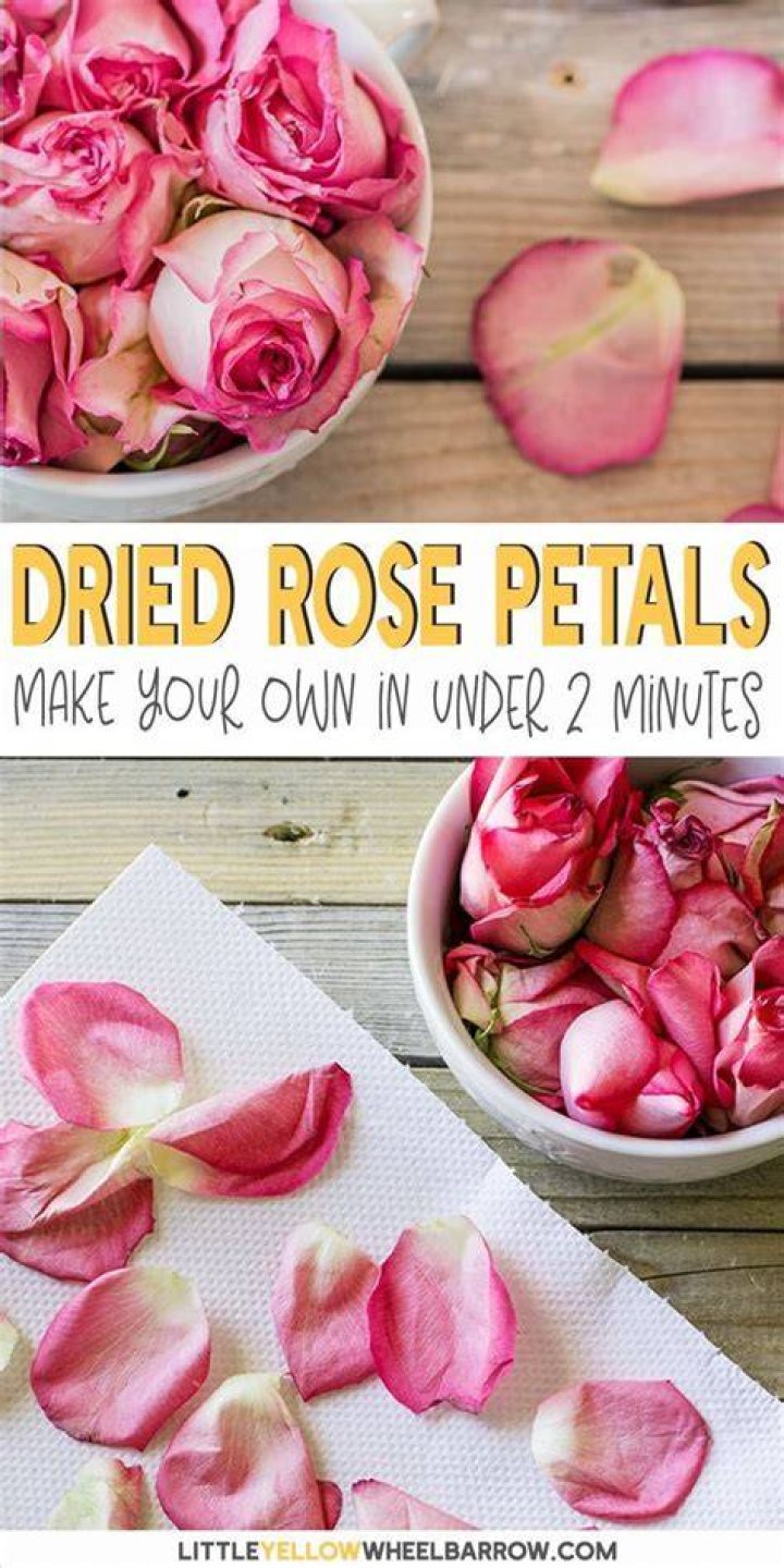 How do you make dried rose petals smell nice?