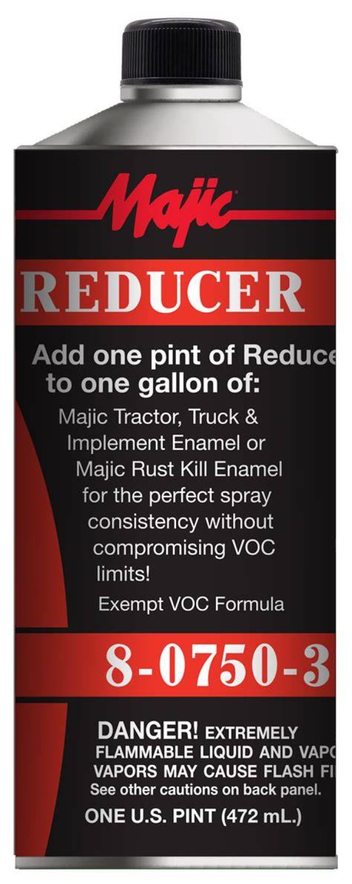 How do you mix Majic paint hardener and reducer?