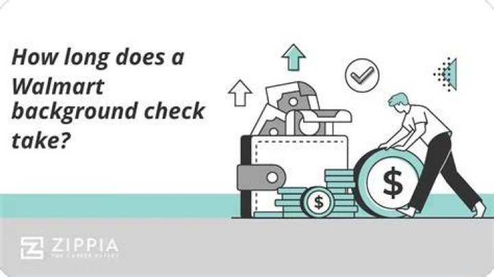 How long does a Walmart background check take?