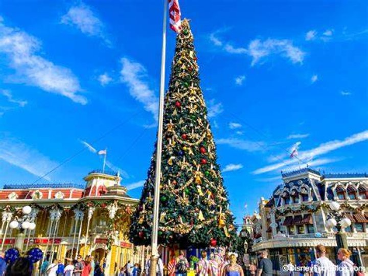 How long does Christmas decorations stay up at Disney?