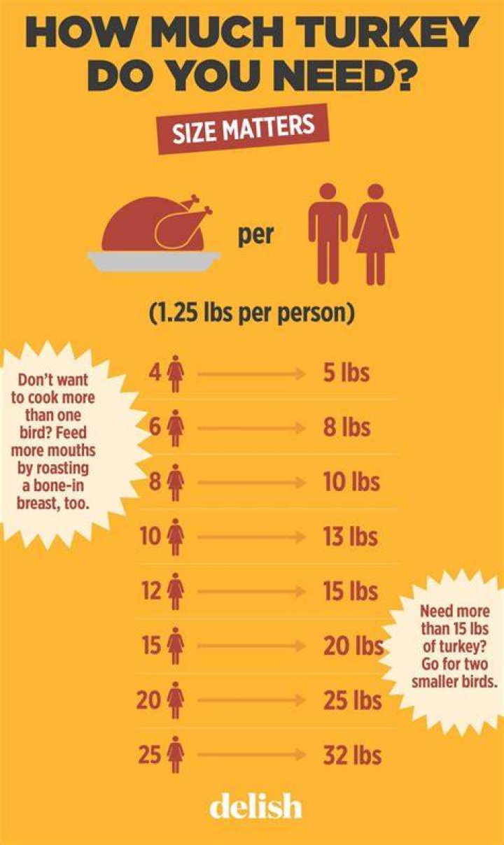 How Many Will A 4 Lb Turkey Breast Feed?