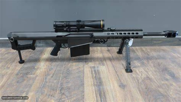 How much does a Barrett 50 BMG weigh?