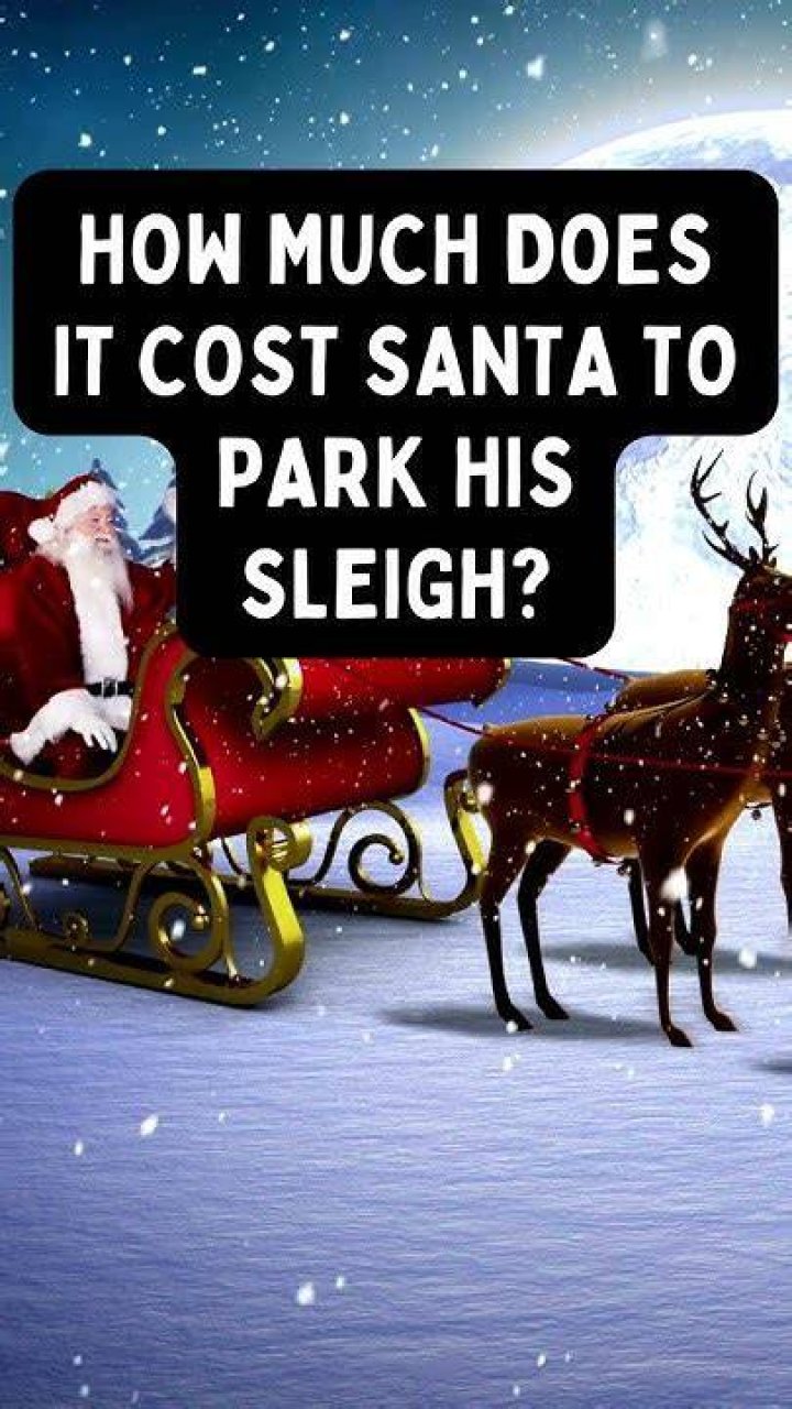How much does Santa and his sleigh weigh?