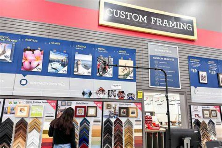 How much is custom framing at Joanns?