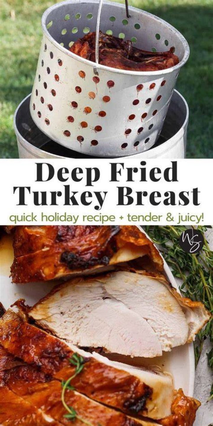 How To Slice Raw Turkey Breast To Deep Fry?